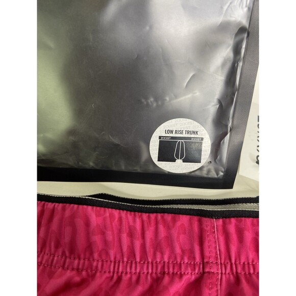 2xist Sliq Mood Low Rise Trunk Boxer Briefs Underwear Pink Leopard Mens Size S - Picture 3 of 5